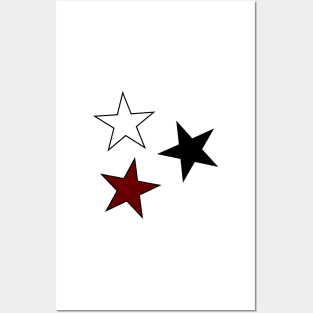 College of Charleston Star (3-Pack) Sticker Posters and Art